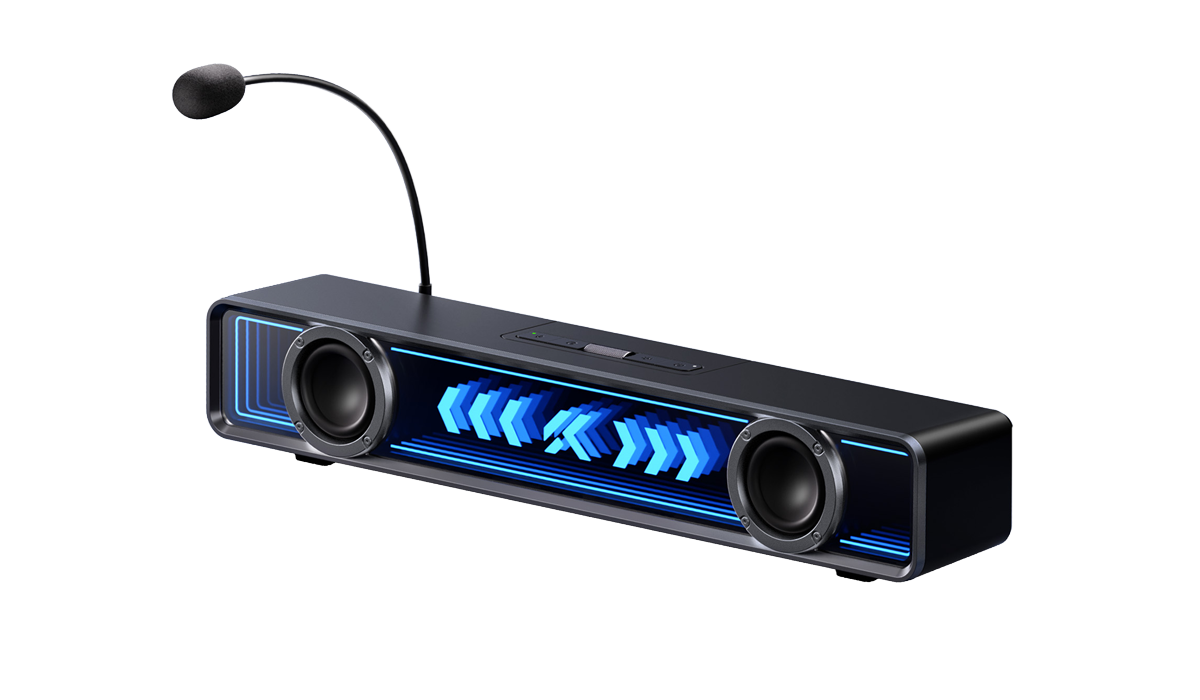 K20 Pro Gaming Soundbar Black