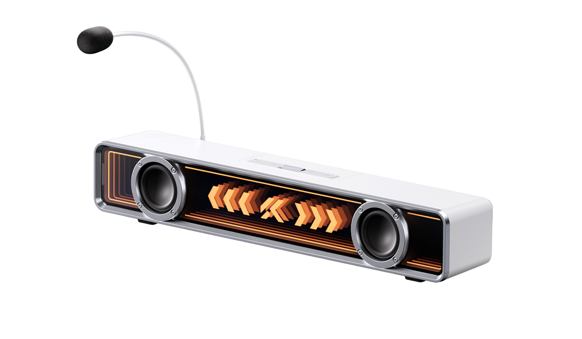 K20 Pro Gaming Soundbar White