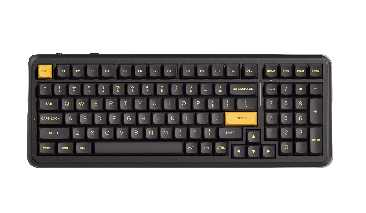 K99 V3 Wireless Mechanical Keyboard Black Gold