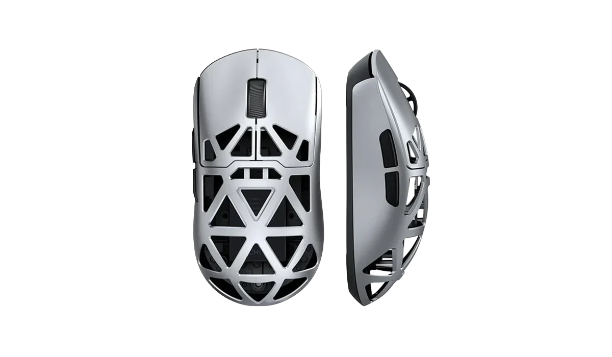 MC-AX5-5 MCHOSE AX5 Magnessium Alloy Wireless Pro Max – Srebrna
